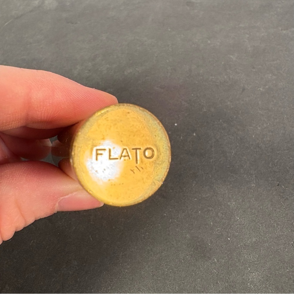 Vintage Rare Salvador Flato Spider Brass Lipstick Case - Picture 9 of 14